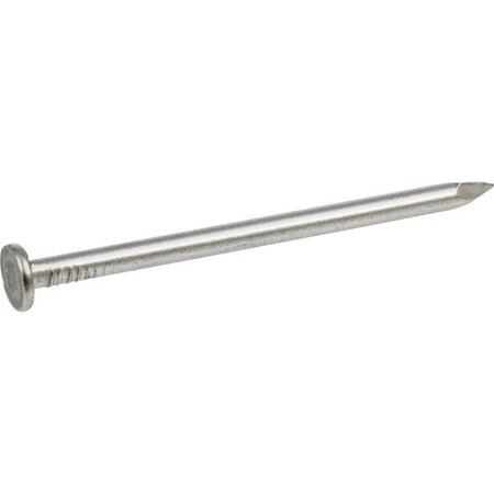 Hillman Common Nail, 1-1/2 in L, 4D, Stainless Steel, Stainless Steel Finish 461351